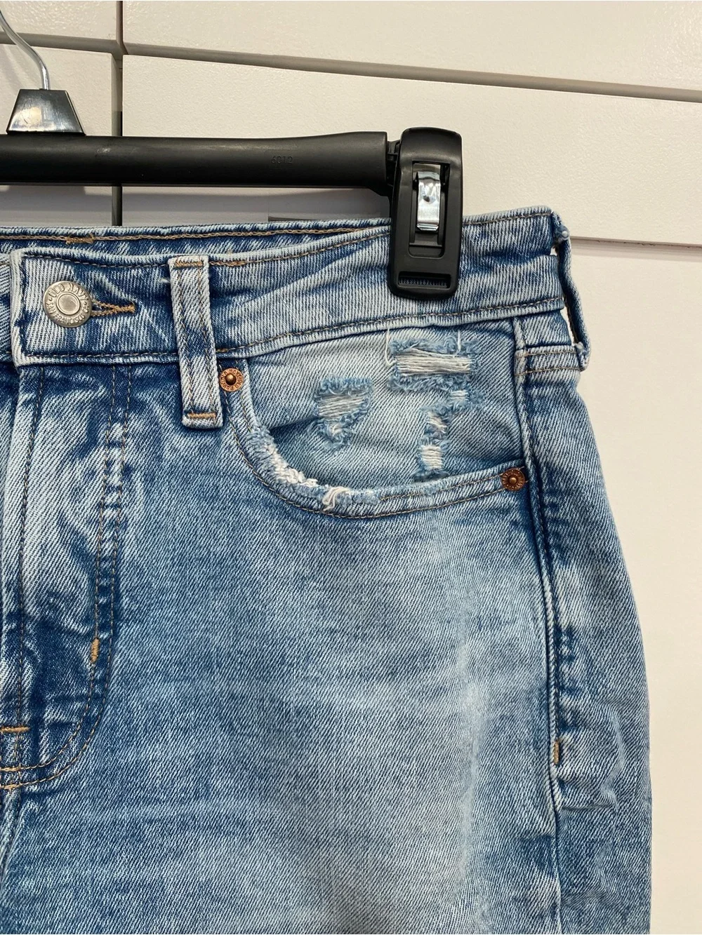 Old Navy Jeans Womens Sz 8 OG Straight High Rise Secret Slim Pockets Stretch